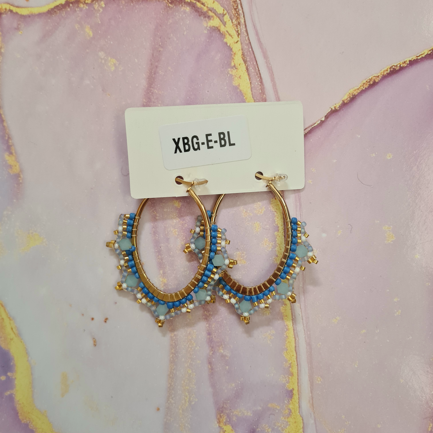 Confetti Earrings - blue
