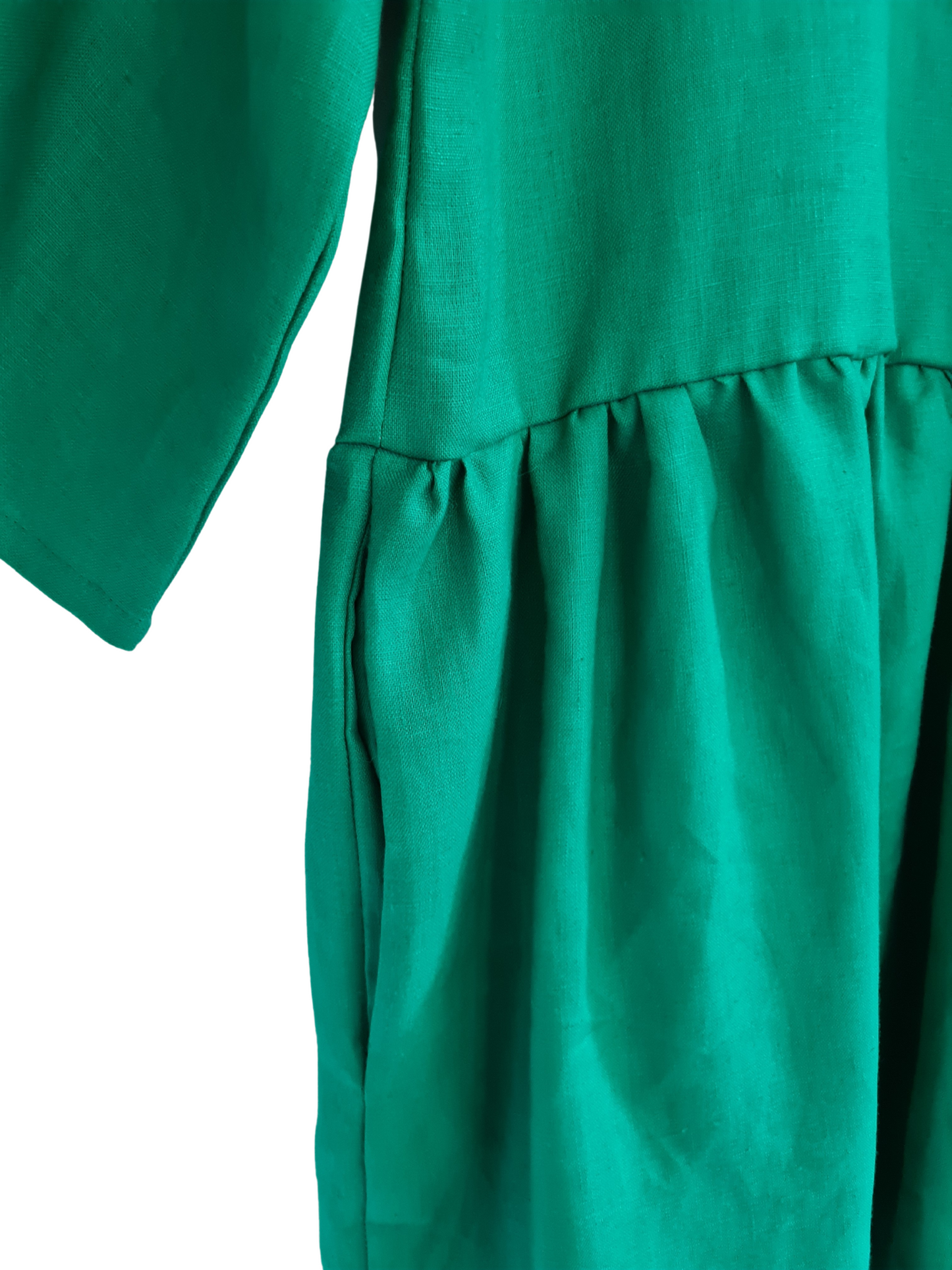 Jade Linen Dress